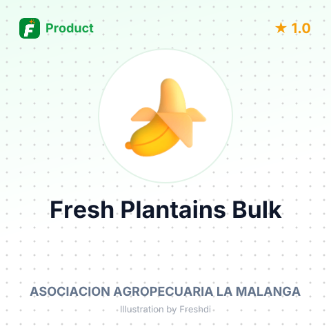 Fresh Plantains – summary card, no photo uploaded yet