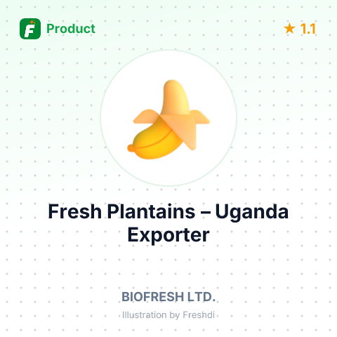 Fresh Plantains – summary card, no photo uploaded yet