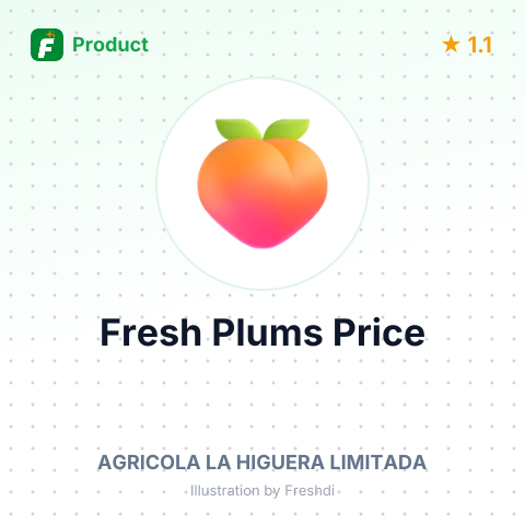 Fresh Plums – summary card, no photo uploaded yet