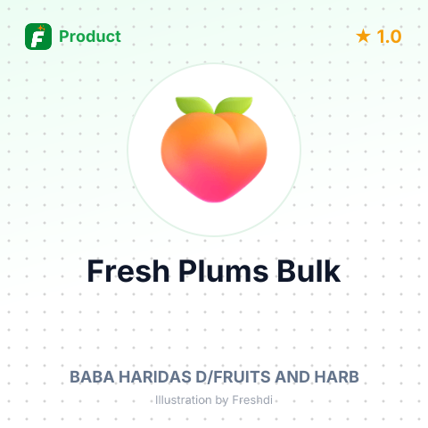 Fresh Plums – summary card, no photo uploaded yet