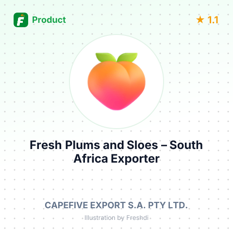 Fresh Plums and Sloes – summary card, no photo uploaded yet