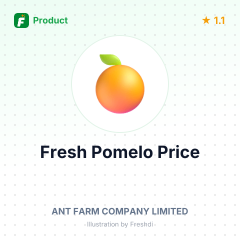 Fresh Pomelo – summary card, no photo uploaded yet