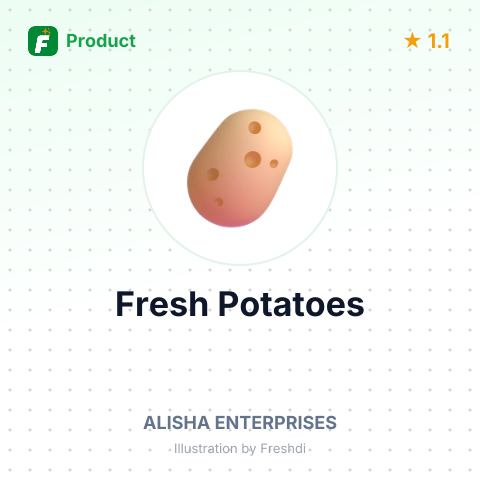 Fresh Potatoes – summary card, no photo uploaded yet