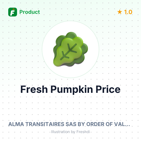 Fresh Pumpkin (Cucurbita Maxima) – summary card, no photo uploaded yet