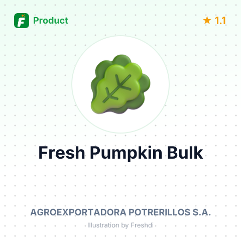 Fresh Pumpkin – summary card, no photo uploaded yet