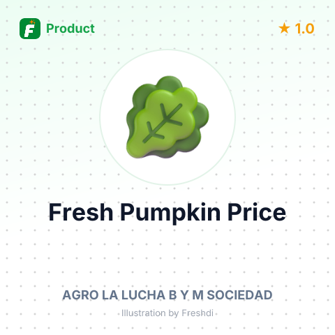Fresh Pumpkin – summary card, no photo uploaded yet