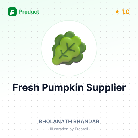Fresh Pumpkin – summary card, no photo uploaded yet