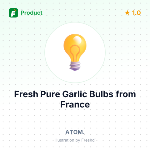 Fresh Pure Garlic Bulbs – summary card, no photo uploaded yet