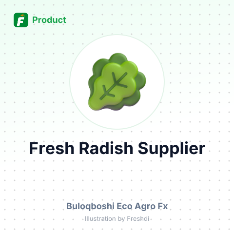 Fresh Radish – summary card, no photo uploaded yet