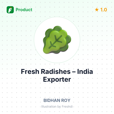 Fresh Radishes – summary card, no photo uploaded yet
