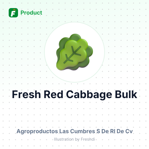 Fresh Red Cabbage – summary card, no photo uploaded yet