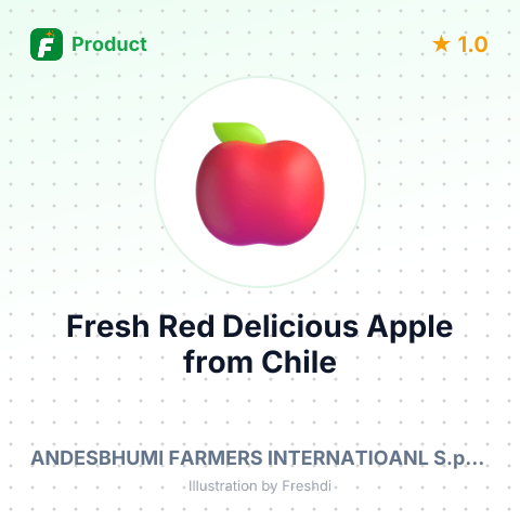 Fresh Red Delicious Apple – summary card, no photo uploaded yet