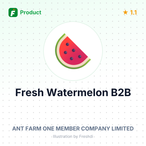 Fresh Red Flesh Watermelon – product summary card, no photo uploaded yet
