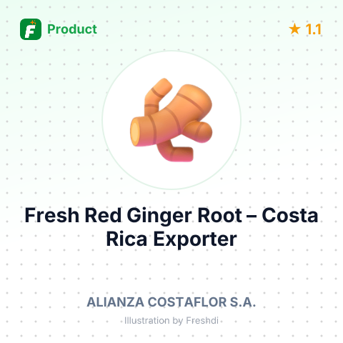 Fresh Red Ginger Root – summary card, no photo uploaded yet