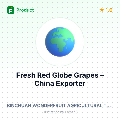 Fresh Red Globe Grapes – summary card, no photo uploaded yet