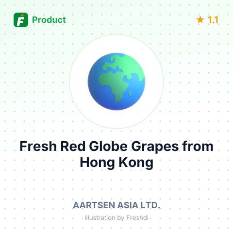 Fresh Red Globe Grapes – summary card, no photo uploaded yet