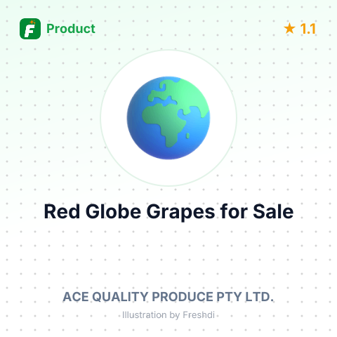 Fresh Red Globe Grapes – summary card, no photo uploaded yet