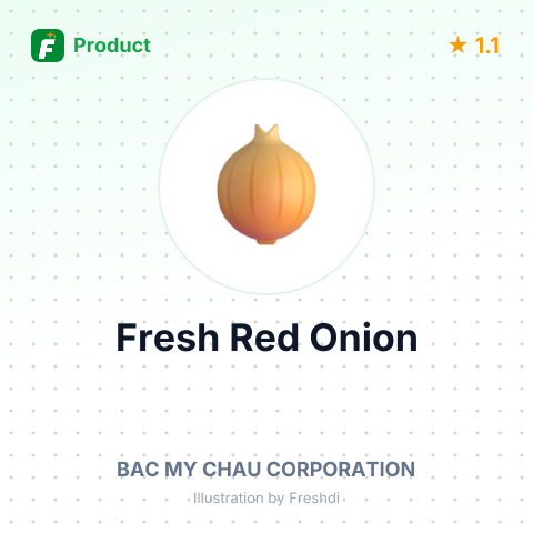 Fresh Red Onion – summary card, no photo uploaded yet