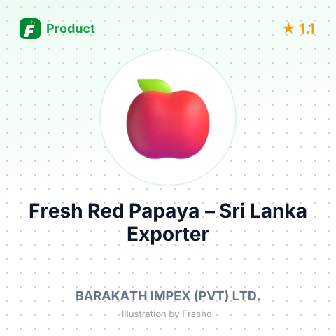Fresh Red Papaya – summary card, no photo uploaded yet