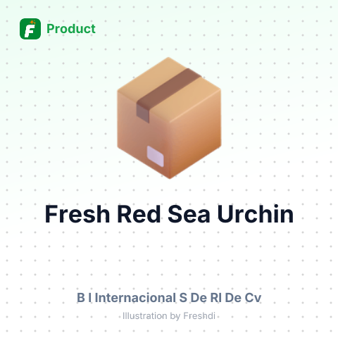Fresh Red Sea Urchin – summary card, no photo uploaded yet