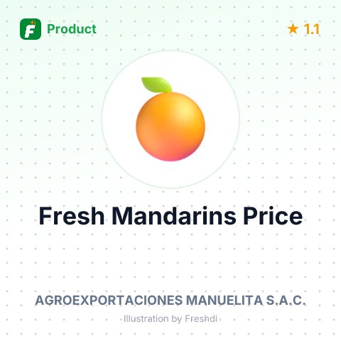 Fresh Refrigerated Whole Mandarins – summary card, no photo uploaded yet