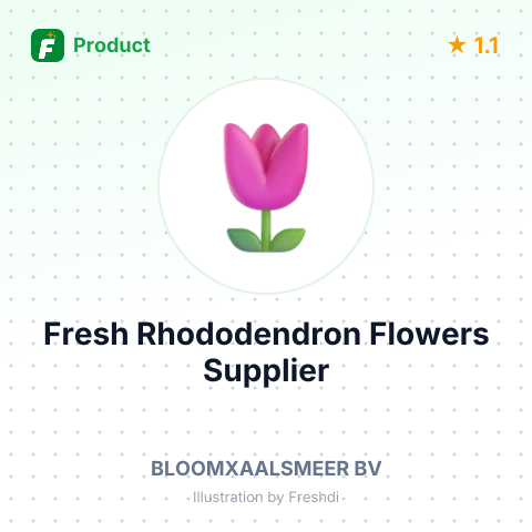 Fresh Rhododendron Flowers – summary card, no photo uploaded yet
