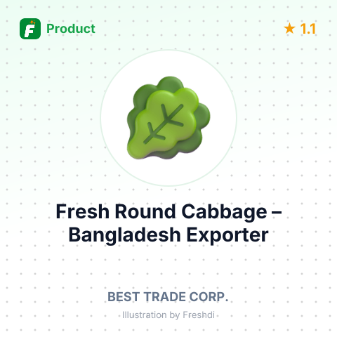 Fresh Round Cabbage – summary card, no photo uploaded yet