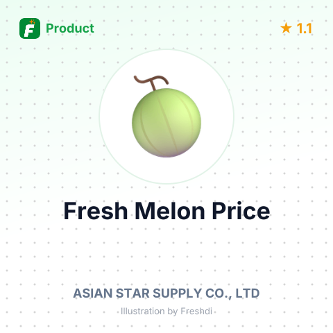 Fresh Round Melon – summary card, no photo uploaded yet