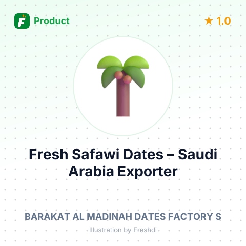 Fresh Safawi Dates – summary card, no photo uploaded yet