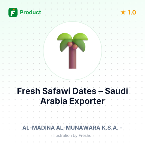 Fresh Safawi Dates – summary card, no photo uploaded yet