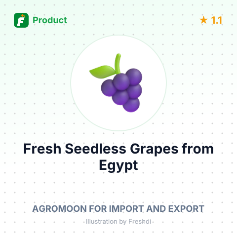 Fresh Seedless Grapes – summary card, no photo uploaded yet