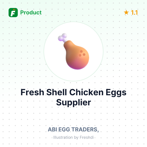 Fresh Shell Chicken Eggs – summary card, no photo uploaded yet