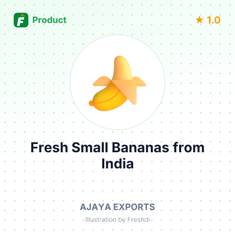 Fresh Small Bananas – summary card, no photo uploaded yet
