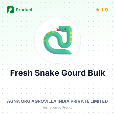 Fresh Snake Gourd – summary card, no photo uploaded yet