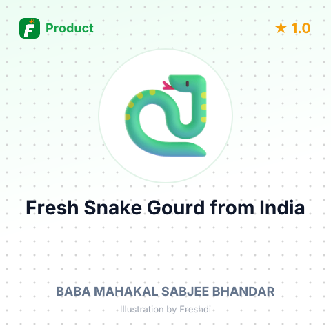 Fresh Snake Gourd – summary card, no photo uploaded yet
