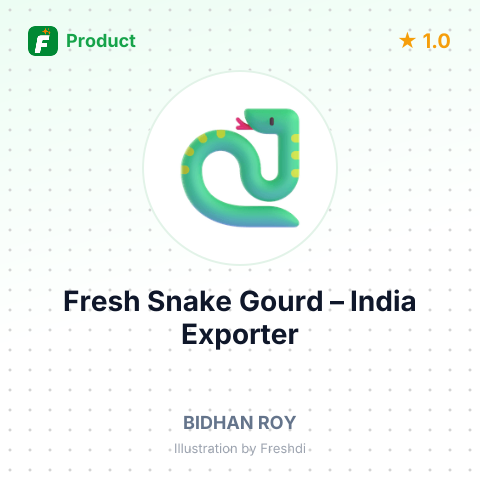 Fresh Snake Gourd – summary card, no photo uploaded yet