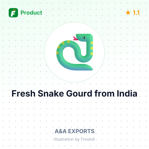 Fresh Snake Gourd – summary card, no photo uploaded yet