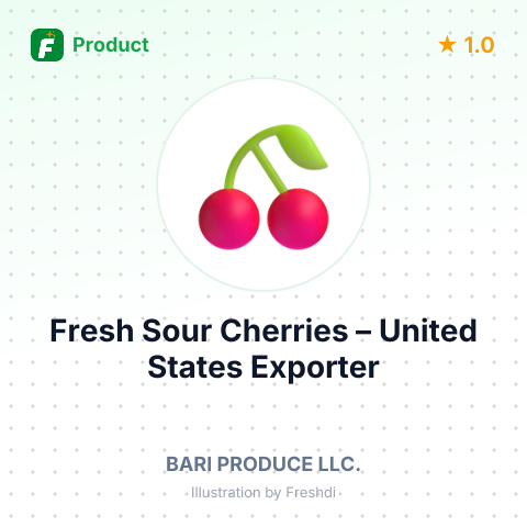 Fresh Sour Cherries – summary card, no photo uploaded yet
