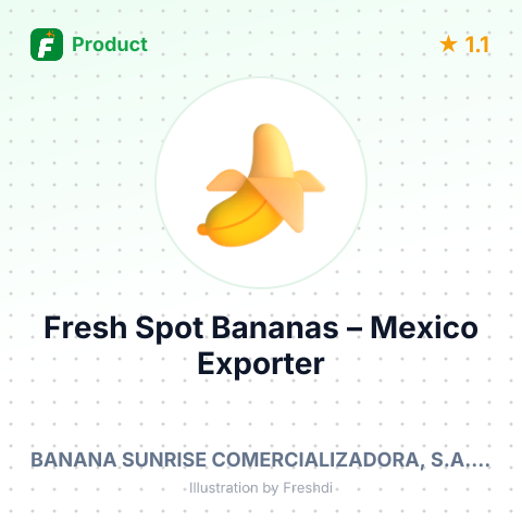 Fresh Spot Bananas – summary card, no photo uploaded yet