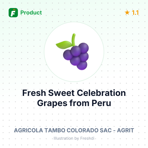 Fresh Sweet Celebration Grapes – summary card, no photo uploaded yet