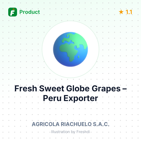Fresh Sweet Globe Grapes – summary card, no photo uploaded yet