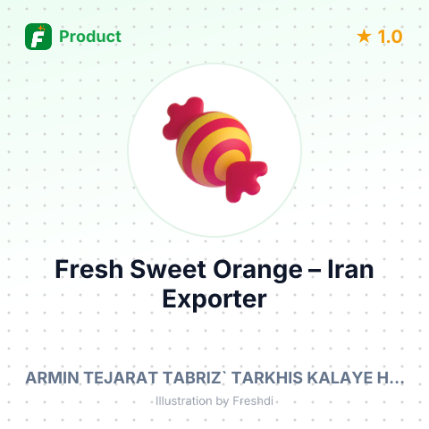 Fresh Sweet Orange – summary card, no photo uploaded yet