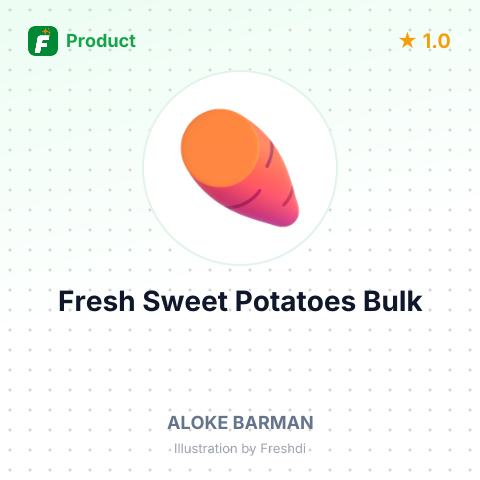 Fresh Sweet Potatoes – summary card, no photo uploaded yet