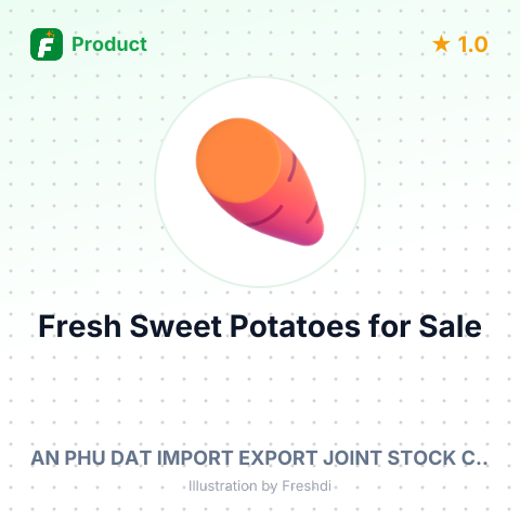 Fresh Sweet Potatoes – summary card, no photo uploaded yet
