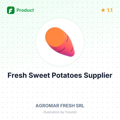 Fresh Sweet Potatoes – summary card, no photo uploaded yet