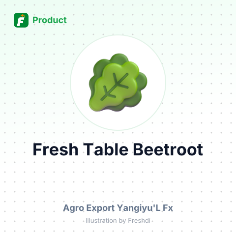 Fresh Table Beetroot – summary card, no photo uploaded yet