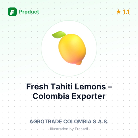 Fresh Tahiti Lemons – summary card, no photo uploaded yet