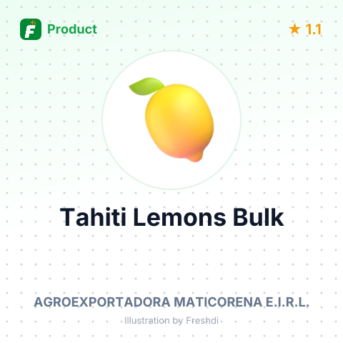 Fresh Tahiti Lemons – summary card, no photo uploaded yet