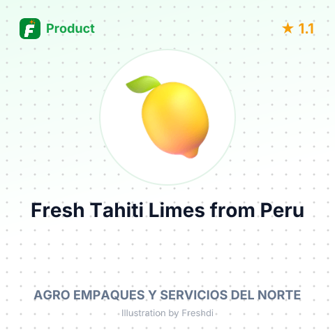 Fresh Tahiti Limes – summary card, no photo uploaded yet