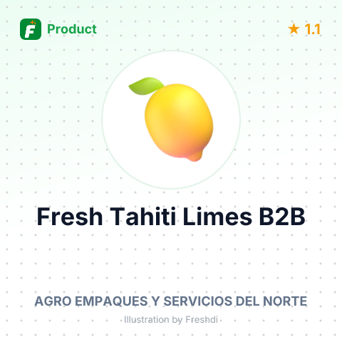 Fresh Tahiti Limes (Citrus latifolia) – summary card, no photo uploaded yet
